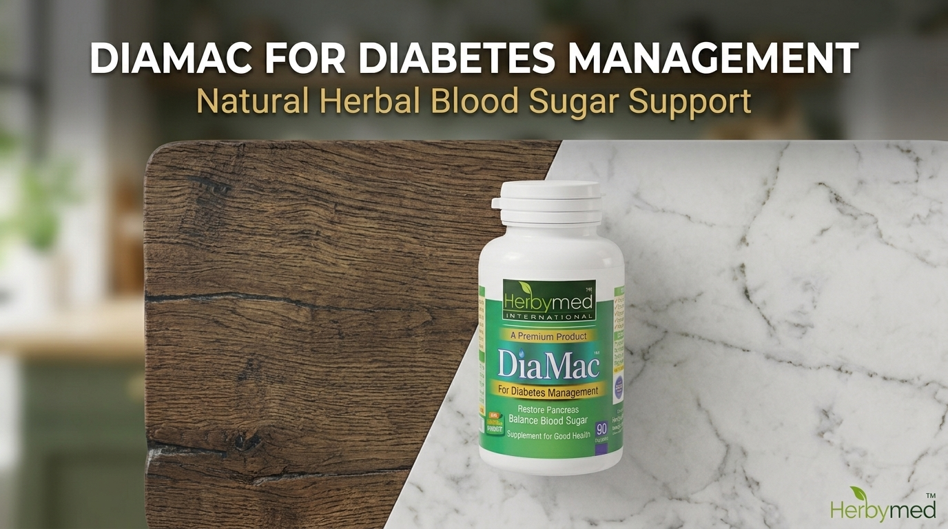 DiaMac for Diabetes Management: Herbal Approach to Supporting Healthy Blood Sugar Herbymed