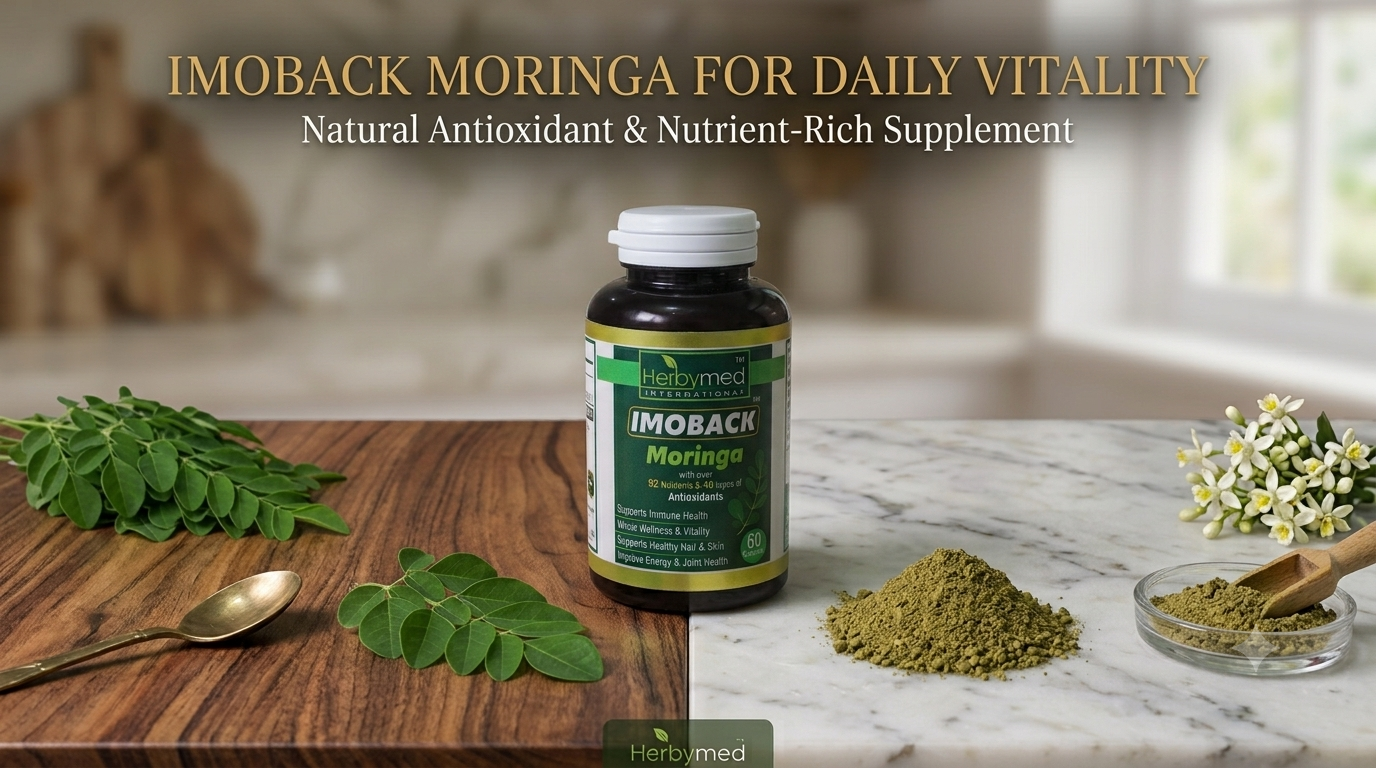 ImoBack Moringa | Natural Moringa Supplement for Daily Wellness | HerbyMed Herbymed