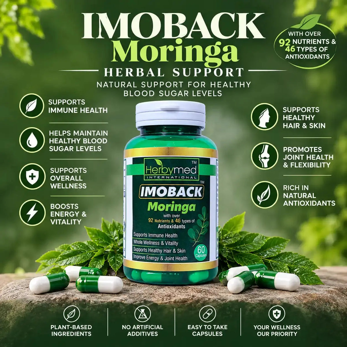 ImoBack – Premium Moringa for Daily Health & Vitality