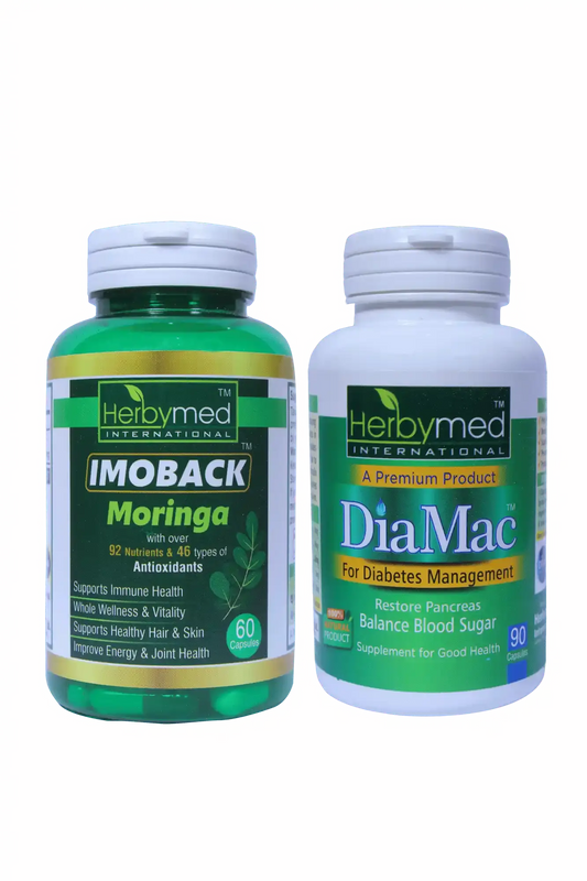 DiaMac For Diabetes + ImoBack Moringa Wellness Bundle
