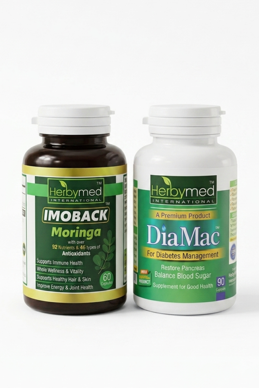 DiaMac + ImoBack Moringa Wellness Bundle Herbymed