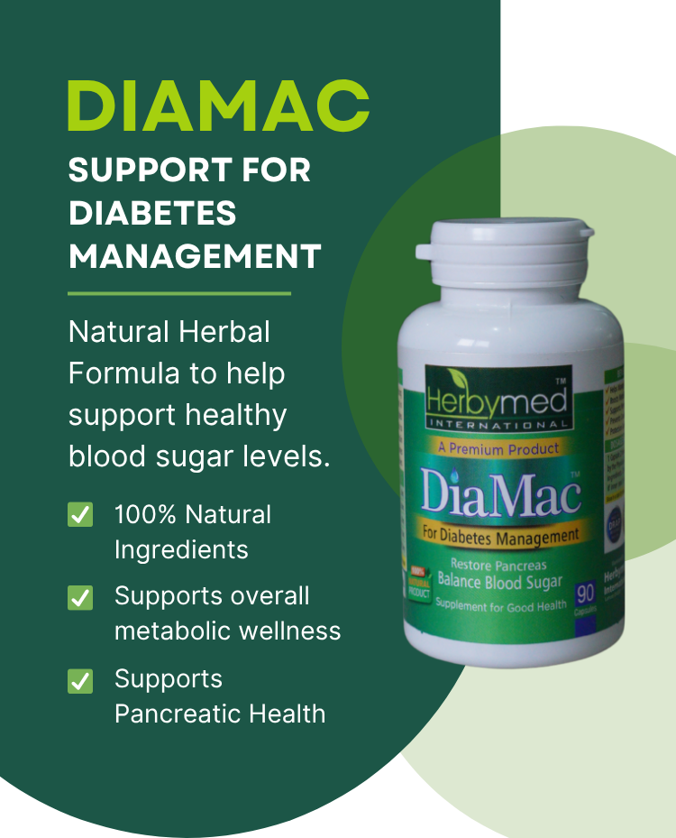DiaMac – Natural Support for Healthy Blood Sugar Management Herbymed