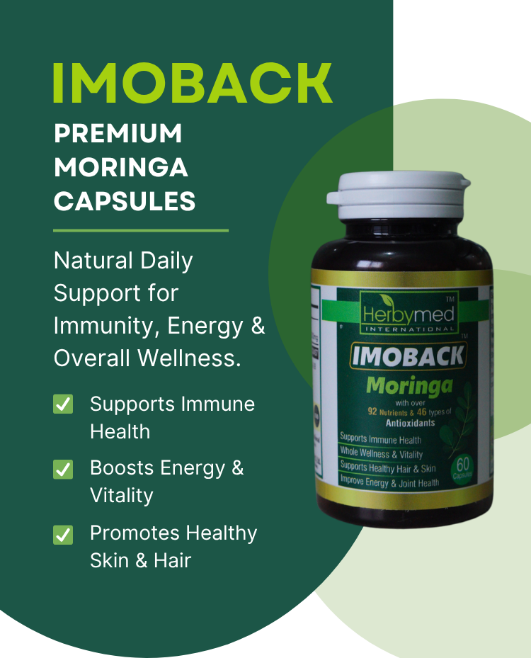 ImoBack – Premium Moringa for Daily Health & Vitality Herbymed